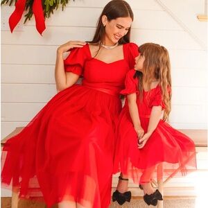 Never Worn Ivy City Ballerina dress in Red